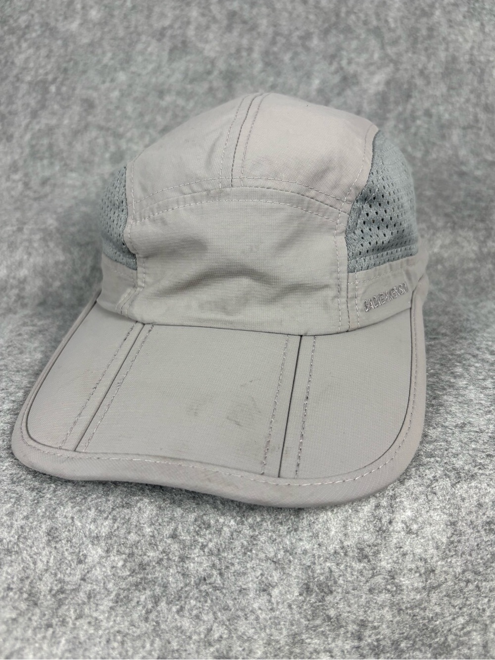 GadiemkenSD Gray Lightweight Running Hat Adjustable Mesh Cap